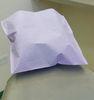 Purple Anti-Leakage Disposable Headrest Covers For Hospital , 10" * 10"