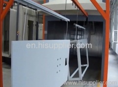 powder coating line for electrical control cabinet