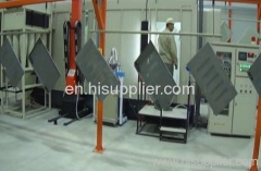 powder coating line for electrical control cabinet