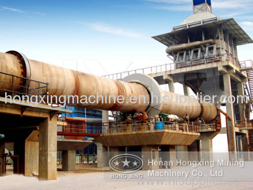 dry and wet types rotary kiln
