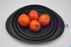 Black Collapsible silicone pasta baskets,Noodle strainer