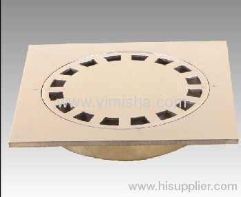 Brass High Quality Siphon Floor Drain with Polish