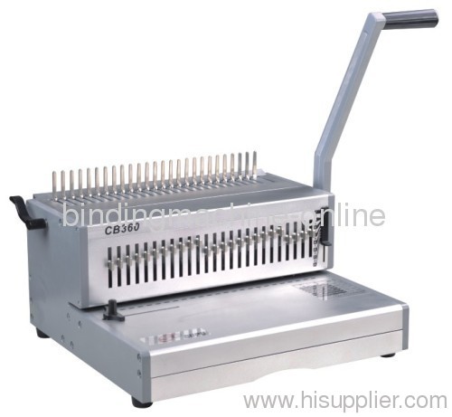 alloy plastic ring binding machine