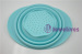 FDA Foldable silicone strainers light blue color