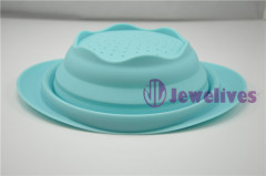 OEM Collapsible silicone strainers noodle strainers