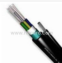 Steel armoured aerial optic fiber cable