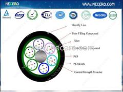 Duct steel armoured optic fiber cable