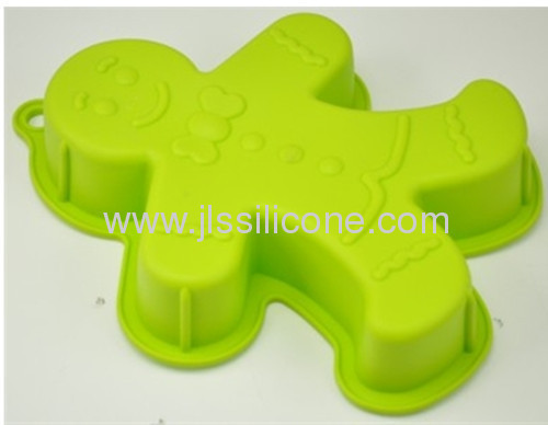 Human shaped silicone cake baking mold in shinning colors