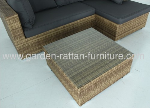 Outdoor wicker garden furniture patio design sofa set lounge