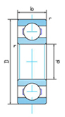 BALL BEARING 16 SERIES 1616