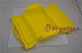 Yellow Silicone steam case portable Silicone lunch box