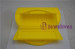 Yellow Silicone steam case portable Silicone lunch box