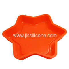 Pentacle shaped silicone bakeware bake mold