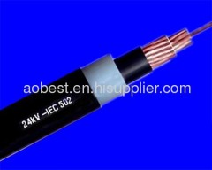 Copper Conductor XLPE insulated 1x95mm high voltage power cable underground installation