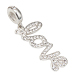 european rhinestone love charms