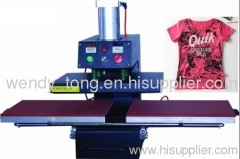 Pneumatic double stations heat press machine