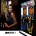 Arcade dart game machine