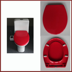 red toilet seat cover