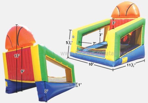 Inflatable Basketball Challenge Game