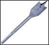 Wood flat spade bit type B Sizes: 6-40mm (1/4