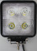 4" 40W 9-32V Square LED Work Light (CREE LEDs)