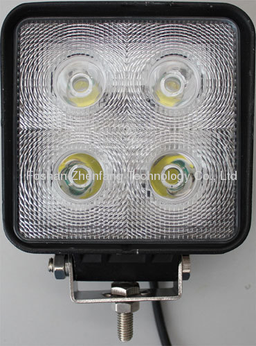 4" 40W 9-32V Square LED Work Light (CREE LEDs)