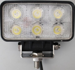 3.5" 18W 9-32V Rectangle LED Work Light