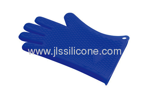 Embossed anti-slip silicone oven mitt or pot holder