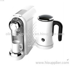 Espresso coffee Maker with milk frother