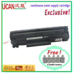 Exclusive printer cartridge, 15000 pages, no waste powder! 36A CTSC compatible toner cartridge. High margin products.