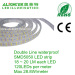 IP65 IP67 IP68 waterproof 600 LED SMD 5050 double row flexible LED ribbon light