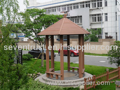 wood plastic composite pavillion