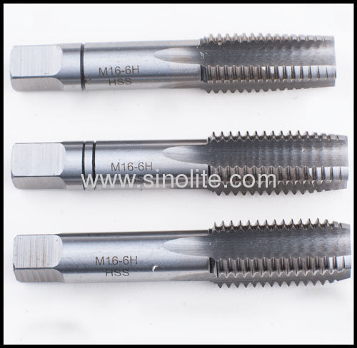 HSS Hand taps 3pcs/set DIN352