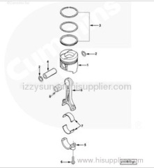 Cummins B3.3 piston 4089968