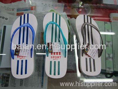 man beach flip flops