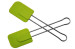 stainless steel handled silicone baking tool scraper in middle size