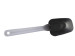 Kitchenware spatula silicone sharper with clear plastic handle