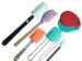 long wood handle silicone rubber kitchenware spatual