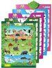 Custom Sound Arabic Alphabet Chart Table For 0-8 Years Old Muslim Kids Education