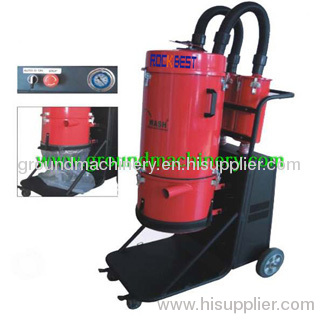 Industrial vacuum cleaner with plastic bag