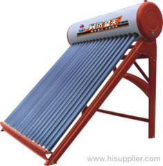 nonpressure stainless steel solar water heater ,solar hot water, evacuated tube solar water heaters