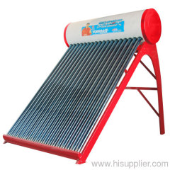 nonpressure solar water heater ,solar energy water system, vacuum tube solar collector