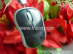 Super thin wired mouse retractable smallest size travel mouse