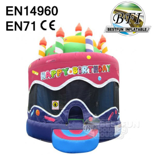 Inflatable Cake Castle As Gift For Children