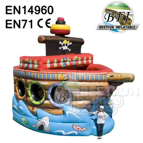 Inflatable Small Pirate Ship Castle Bouncer