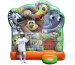 Inflatable Bouncer Jungle Themed Combo