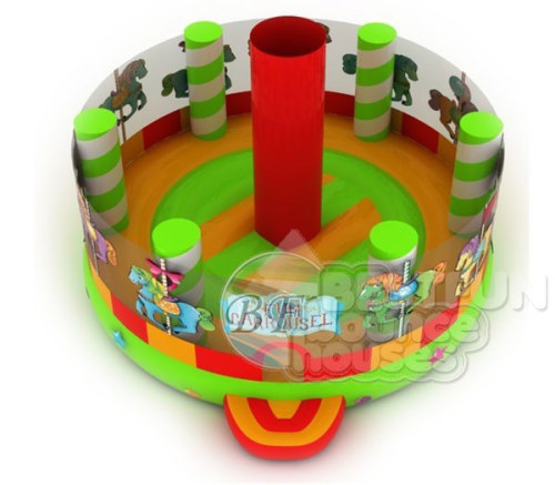 Inflatable Carousel Bounce House, Inflatable Fun Carousel Bouncer