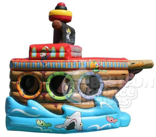 Inflatable Small Pirate Ship Castle Bouncer