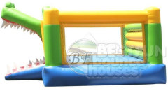 Inflatable Alligator Slide And Bouncer