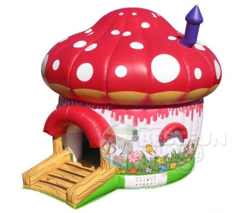 Inflatable Party Mushroom Castle For Children